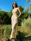 Zambak Crop Top BEİGE
