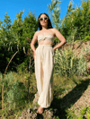 Zambak Crop Top BEİGE