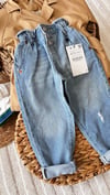 3 düğme ünisex jean 