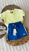 Adidas Neon mavi takım 