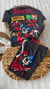Avengers şortlu takım