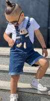 Ayıcıklı salopet set 