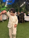Düğmeli ceket takım 