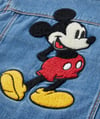 Erkek Mickey suni  yün kot ceket 