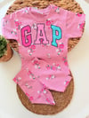 Gap çiçekli şort takım
