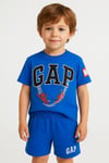 Gap mavi erkek şortlu takım 