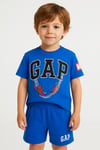 Gap mavi erkek şortlu takım 