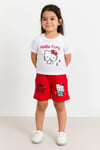Hello kitty kırmızı şort takım 