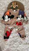Kahve Mickey takım 