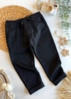 Kumaş bağcıklı pantolon 