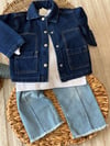 Lacivert denim ceket ünisex 