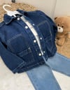 Lacivert denim ceket ünisex 