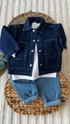 Lacivert denim ceket ünisex 