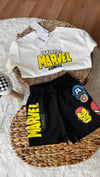 Marvel şort takım 
