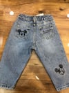 Mickey baskı jean 