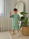 Mıckey erkek çocuk yeşil şortlu 