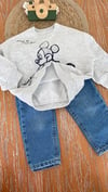 Mickey gri bebe sweat 