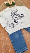 Mickey gri bebe sweat 