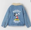 Mickey mouse kürk mont 
