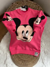Mickey pembe elbise 