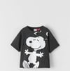 Snopy siyah tşört 