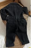 Ünisex denim salopet 