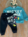Yesil Mickey siyah alt takım 