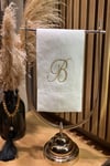 Monogram Keten Havlu