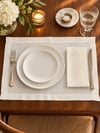 Pearl White Keten Amerikan Servis