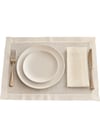 Pearl White Keten Amerikan Servis