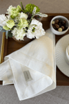 Pearl White Keten Peçete