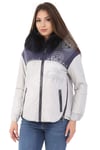 Bayan Gerçek Deri Kapşonlu Kışlık Spor Luxury Mont Parliament BK-1577 - 19995 FA3