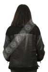 Bayan Gerçek Deri Klasik Ceket  Oversize Süet Siyah bk-1290-19297 FA2