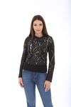 Bayan Gerçek Deri Spor Biker Ceket Siyah BK-1155 - 20034 FA3