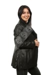 Bayan Gerçek Deri Spor Kaban Siyah bo-1178-19121 FA2