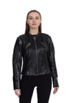 Bayan Gerçek Deri Spor Luxury Mont  Komple  Siyah BK-1306-19374 FA2