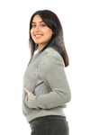 Bayan Gerçek Deri Spor Luxury Mont Beli Lastikli Vizon Triko Gri mk-trk-3169-19504 FA2