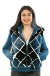 Bayan Gerçek Deri Spor Luxury Mont Kapşonlu Beli Lastikli Rex Triko Multi Color  mk-2380-19507 FA2