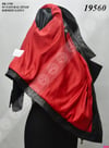 Bayan Gerçek Deri Spor Mont  Resim Baskı siyah BK-1396-19560 FA2