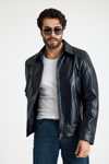 Erkek Bomber Deri̇ Ceket  – E25-K-909-BB-YK-KEM