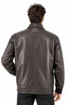 ERkek deri mont beli lastikli fermuarlı spor.Code:23912
