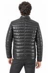 Erkek deri mont enine çizgili şime fermuarlı.Code:23919