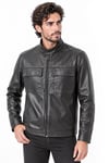 Erkek deri mont fermuralı spor.Code:23920