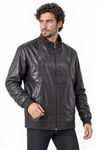 Erkek deri mont fermurlı beli lastiklki spor.Code:23913