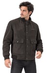 Erkek deri süet spor mont düğmeli beli lastikli.Code:24387