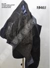 Men's Genuine Leather Fur Waterproof Fabric Coat Navy BLZ-1386-19465