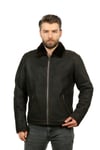 Erkek Gerçek Deri  Kışlık Spor Mont Fermuarlı Kahve K-1006-18903 FA1