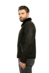Erkek Gerçek Deri  Kışlık Spor Mont Fermuarlı Kahve K-1006-18903 FA1
