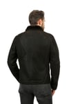 Erkek Gerçek Deri  Kışlık Spor Mont Fermuarlı Kahve K-1006-18903 FA1