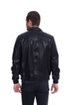Erkek Gerçek Deri  Spor Luxury Mont Beli Lastikli  Siyah KLJ-1453-19683 FA2